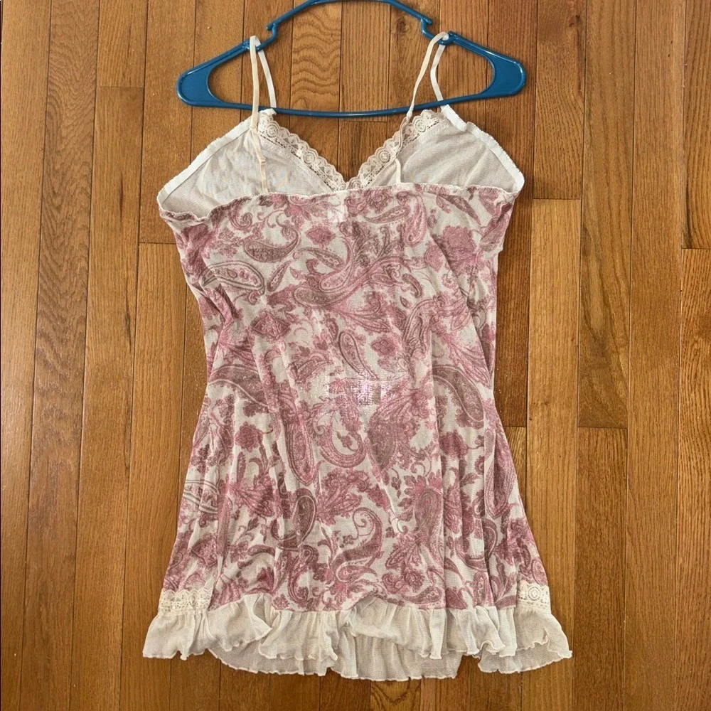 WinterSilks Women's Silk Chemise Lace Slip Night Dress Size Large